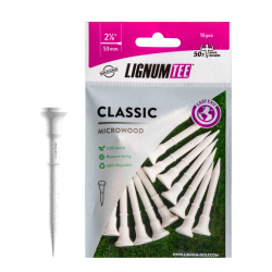 Tees Lignum Golf Tee Lignum Blanc 53mm