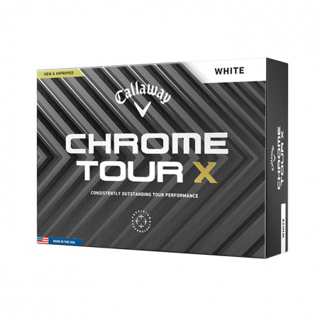 CALLAWAY - BALLES CHROME TOUR X BLANC