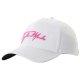 Casquette Taylormade TM Script Hat White Pink